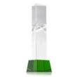 Oakham VividPrint™ Award on Robson Base - Green | https://www.bestnamebadges.com