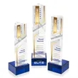 Oakham VividPrint™ Award on Hancock Base - Blue | https://www.bestnamebadges.com
