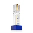 Oakham VividPrint™ Award on Hancock Base - Blue | https://www.bestnamebadges.com