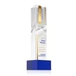 Oakham VividPrint™ Award on Hancock Base - Blue | https://www.bestnamebadges.com
