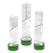 Oakham Award on Stanrich Base - Green | https://www.bestnamebadges.com