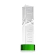 Oakham Award on Stanrich Base - Green | https://www.bestnamebadges.com