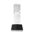 Oakham Award on Robson Base - Black | https://www.bestnamebadges.com