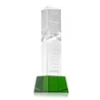 Oakham Award on Robson Base - Green | https://www.bestnamebadges.com