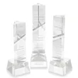 Oakham Award on Robson Base - Clear | https://www.bestnamebadges.com