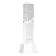 Oakham Award on Robson Base - Clear | https://www.bestnamebadges.com
