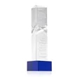 Oakham Award on Hancock Base - Blue | https://www.bestnamebadges.com
