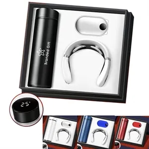 Corporate Gift Set: Tumbler, Hand Warmer, Neck Massager