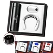 Corporate Gift Set: Tumbler, Hand Warmer, Neck Massager | https://www.bestnamebadges.com