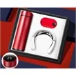 Corporate Gift Set: Tumbler, Hand Warmer, Neck Massager | https://www.bestnamebadges.com