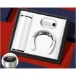 Corporate Gift Set: Tumbler, Hand Warmer, Neck Massager | https://www.bestnamebadges.com