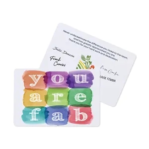 Fabulously You For All You Do Greeting Card | https://www.bestnamebadges.com