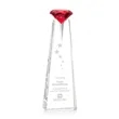 Alicia Gemstone Award - Optical/Ruby | https://www.bestnamebadges.com