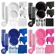 Disposable Party Dinnerware Set for 20 Guests | https://www.bestnamebadges.com