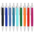 Soft Touch Ballpoint Pen with Flat Grip | https://www.bestnamebadges.com