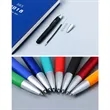 Soft Touch Ballpoint Pen with Flat Grip | https://www.bestnamebadges.com