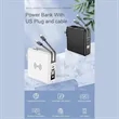10000mAh Power Bank with Cables & Wall Plug | https://www.bestnamebadges.com