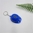 Plastic Helmet Shaped LED Light Bottle Opener Keychain | https://www.bestnamebadges.com