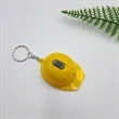 Plastic Helmet Shaped LED Light Bottle Opener Keychain | https://www.bestnamebadges.com
