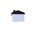 House Magnetic Memo Clip | https://www.bestnamebadges.com