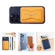 Magnetic Removable Leather Card Wallet With Phone Kickstand | https://www.bestnamebadges.com