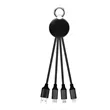 Glowing Logo 4 In 1 USB Charge Cable | https://www.bestnamebadges.com