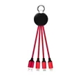 Glowing Logo 4 In 1 USB Charge Cable | https://www.bestnamebadges.com
