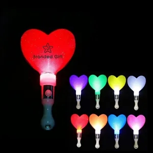 Heart Shaped Flashing LED Glow Sticks