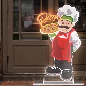 Standing Photo Props Neon Sign | https://www.bestnamebadges.com