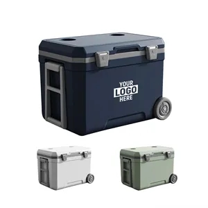 Cooler With Wheels And Handle