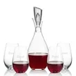 Juliette Decanter & Boston Stemless Wine | https://www.bestnamebadges.com