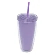 24oz Double-Wall Straw Cup | https://www.bestnamebadges.com