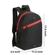 Color Zippered Stripe Daily Backpack | https://www.bestnamebadges.com