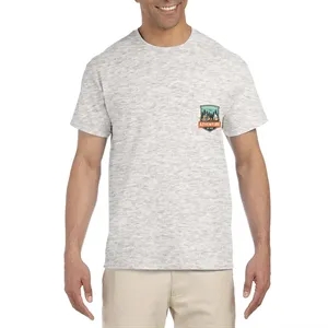 Gildan Ultra Cotton Adult Pocket T-Shirt | https://www.bestnamebadges.com