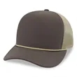 5 Panel Foam Mesh Back Trucker Cap w/Rope | https://www.bestnamebadges.com