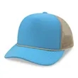 5 Panel Foam Mesh Back Trucker Cap w/Rope | https://www.bestnamebadges.com