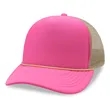 5 Panel Foam Mesh Back Trucker Cap w/Rope | https://www.bestnamebadges.com