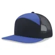 7 panel Hybrid trucker cap | https://www.bestnamebadges.com