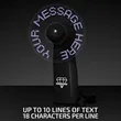 Pre-Programmed Mini Fans with LEDs | https://www.bestnamebadges.com