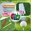 Portable Golf Ball Bag with Buckle | https://www.bestnamebadges.com