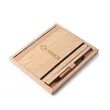 Bamboo & Cork Journal Set | https://www.bestnamebadges.com