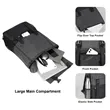 Heathered Flip Top Rucksack Backpack | https://www.bestnamebadges.com