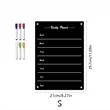 Weekly Calendar Board For Fridge | https://www.bestnamebadges.com