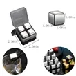 Food Grade Stainless Steel Ice Cubes | https://www.bestnamebadges.com
