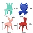 Cute Cartoon Chair Cell Phone Holder Rabbit Reindeer Crown | https://www.bestnamebadges.com