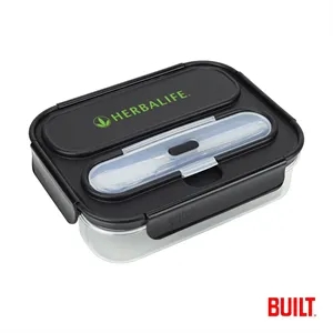 BUILT® 2 Compartment Bento Lunch Box w/Ice Pack | https://www.bestnamebadges.com