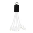 FUSION Charging Cable With 2 Port USB Hub | https://www.bestnamebadges.com