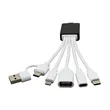 FUSION Charging Cable With 2 Port USB Hub | https://www.bestnamebadges.com