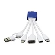 FUSION Charging Cable With 2 Port USB Hub | https://www.bestnamebadges.com