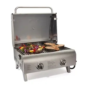Cuisinart® Outdoors Chef's Style Stainless Tabletop Grill | https://www.bestnamebadges.com